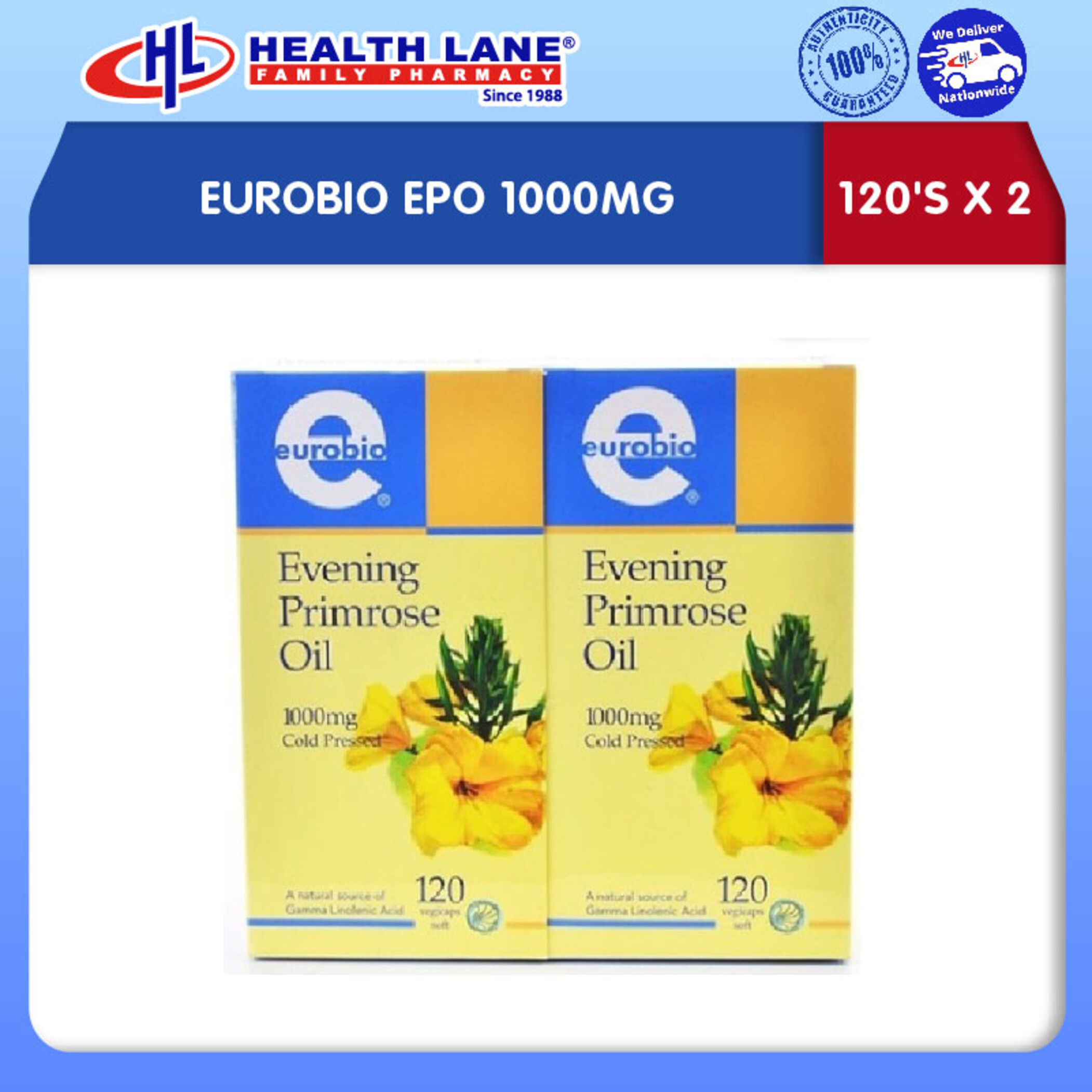 EUROBIO EPO 1000MG (120'Sx2)